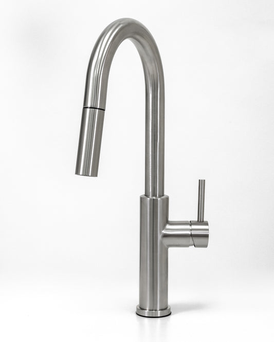 Cameo Pull-Down Kitchen Faucet (Stainless Steel)