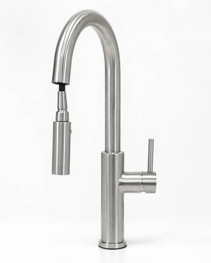 Cameo Pull-Down Kitchen Faucet (Stainless Steel)