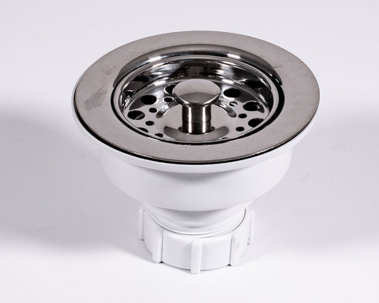 Cameo Standard Sink Strainer - Polished Chrome