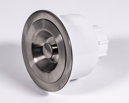 Cameo Deep Strainer with Removable Basket - Brushed Nickel