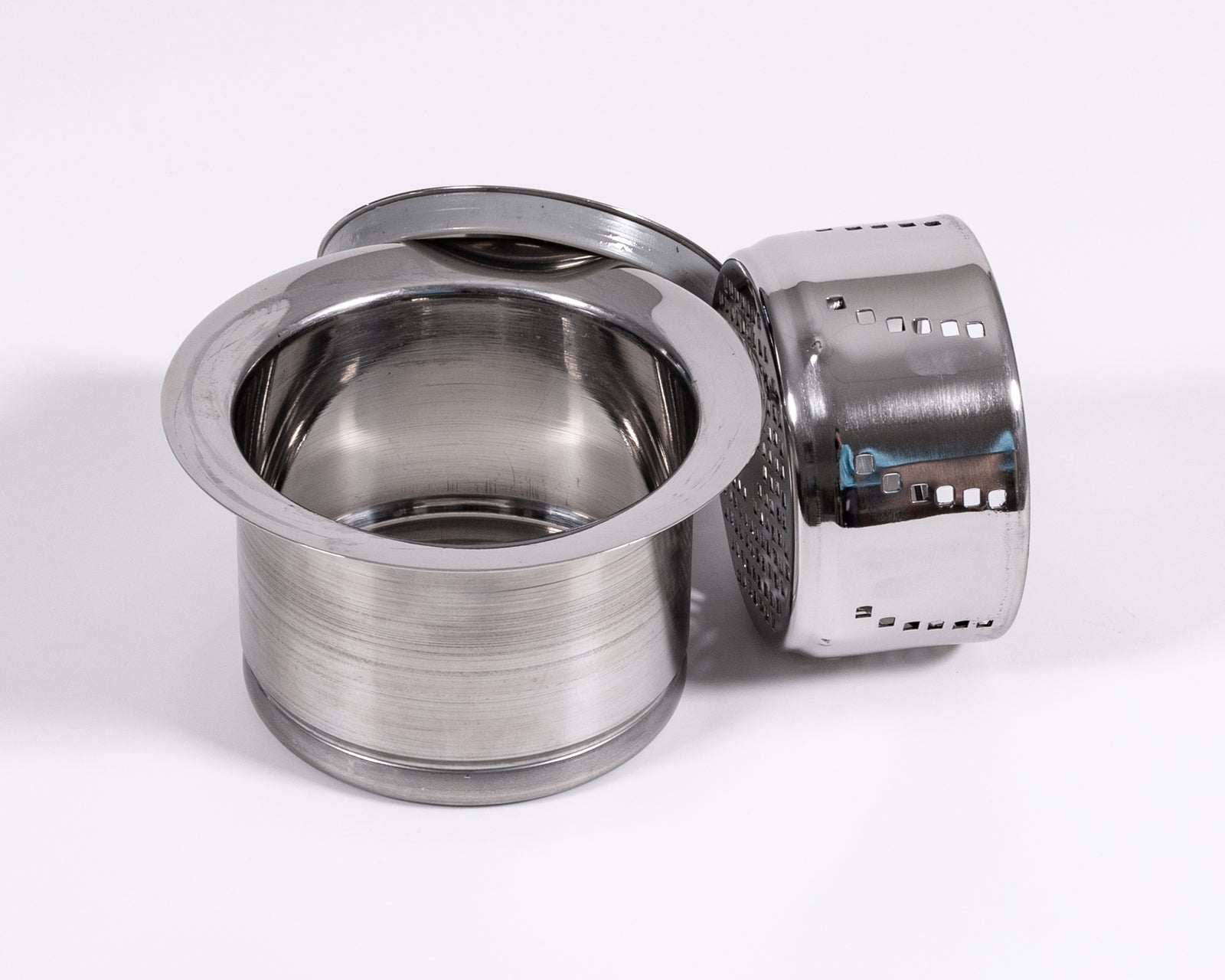 Cameo Deep Strainer with Removable Basket - Polished Chrome