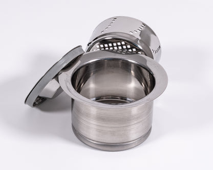 Cameo Deep Strainer with Removable Basket - Polished Chrome