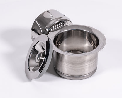 Cameo Deep Strainer with Removable Basket - Polished Chrome