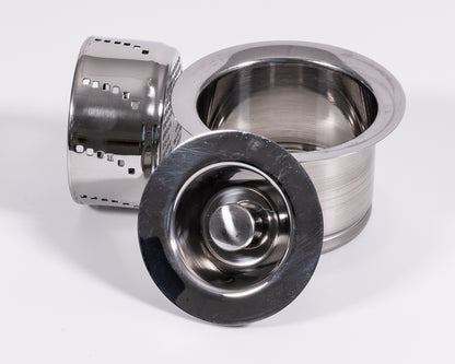 Cameo Deep Strainer with Removable Basket - Polished Chrome