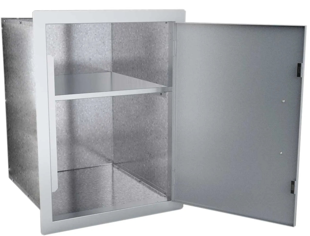 Sunstone Classic Series 17" x 24" Vertical Reversible Swing Dry Storage w/Shelf
