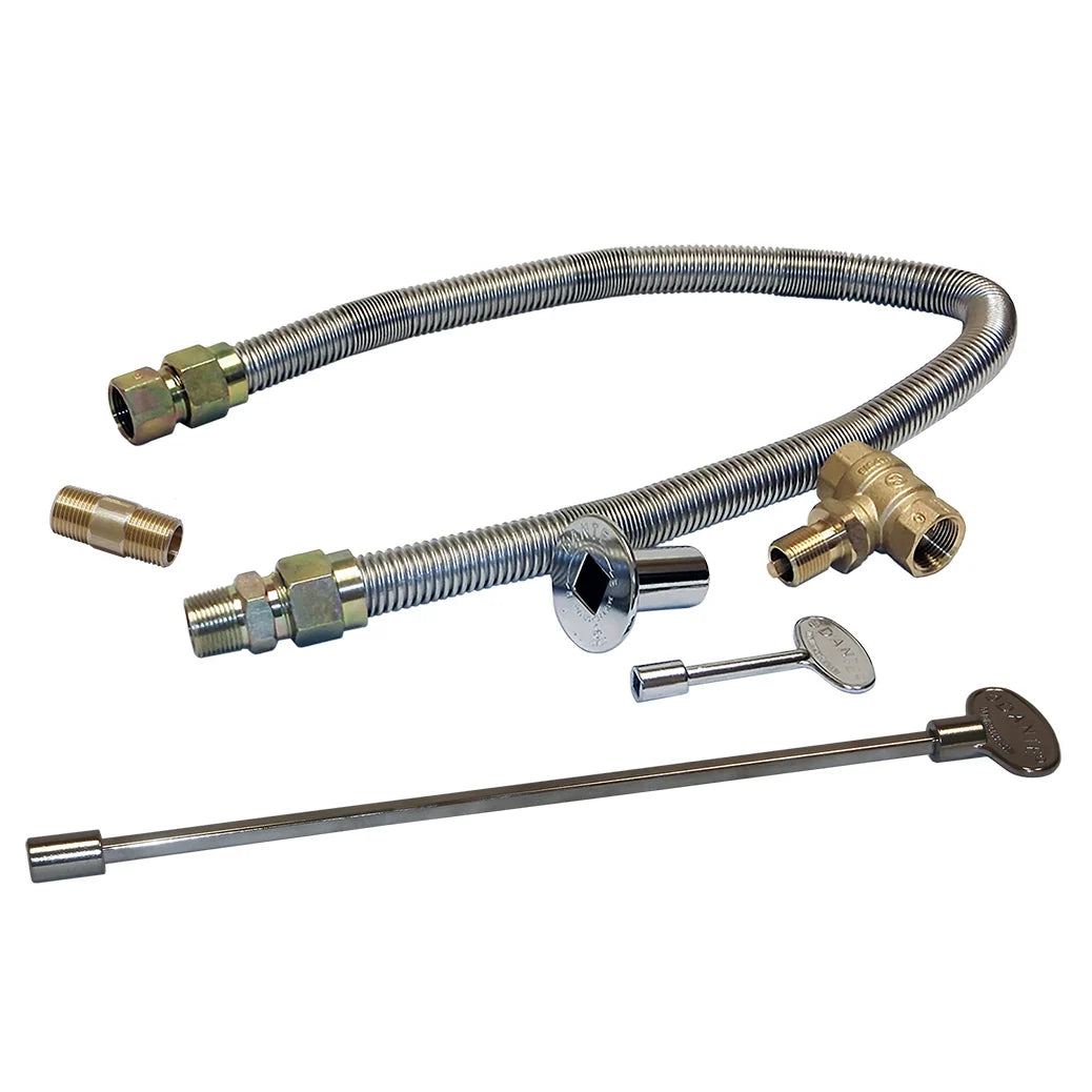 Warming Trends Universal Gas Fire Pit Insert Kit for 32" x 17.5" Rectangular Opening