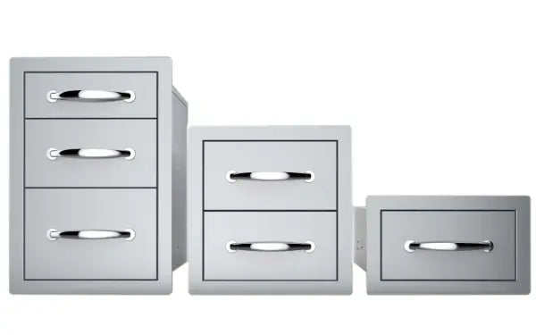 Sunstone Classic Series 14" Flush Triple Access Drawer