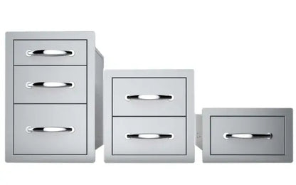 Sunstone Classic Series 14" Flush Triple Access Drawer