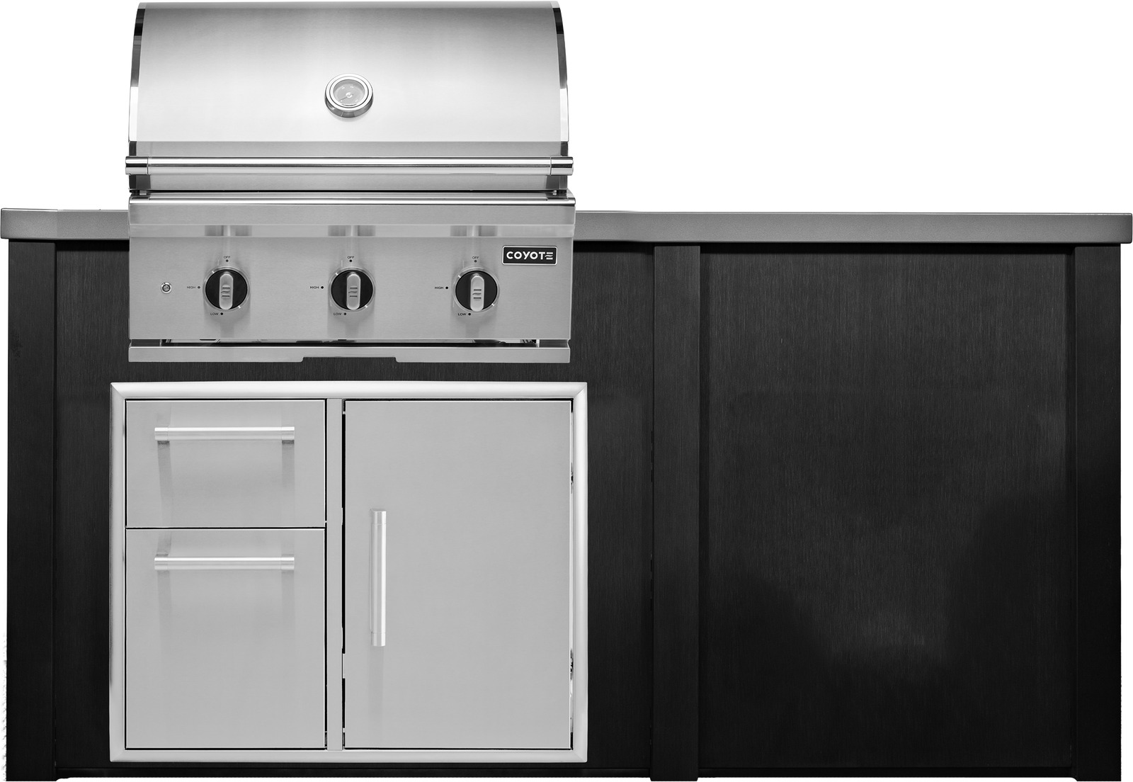 Haven Outdoor 6' Kitchen Island w/ Plain Panel