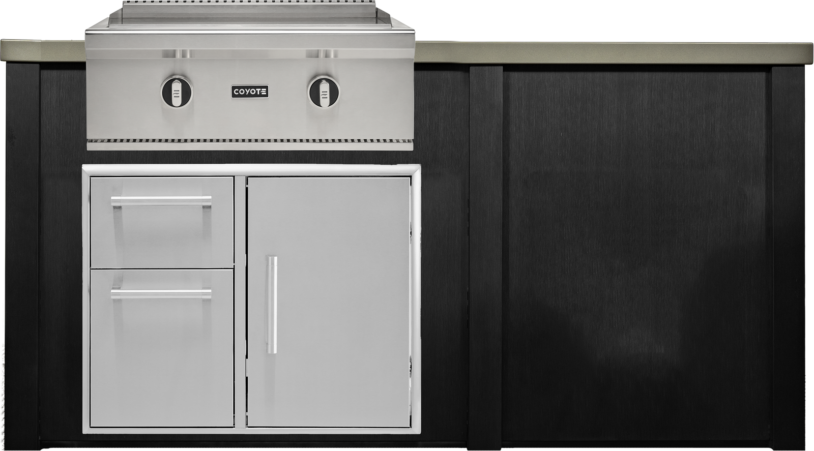 Haven Outdoor 6' Kitchen Island w/ Plain Panel