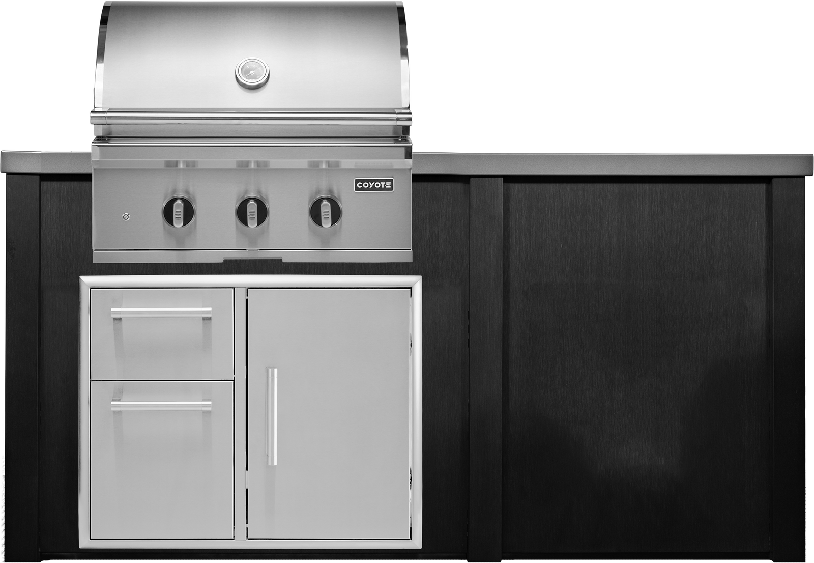 Haven Outdoor 6' Kitchen Island w/ Plain Panel