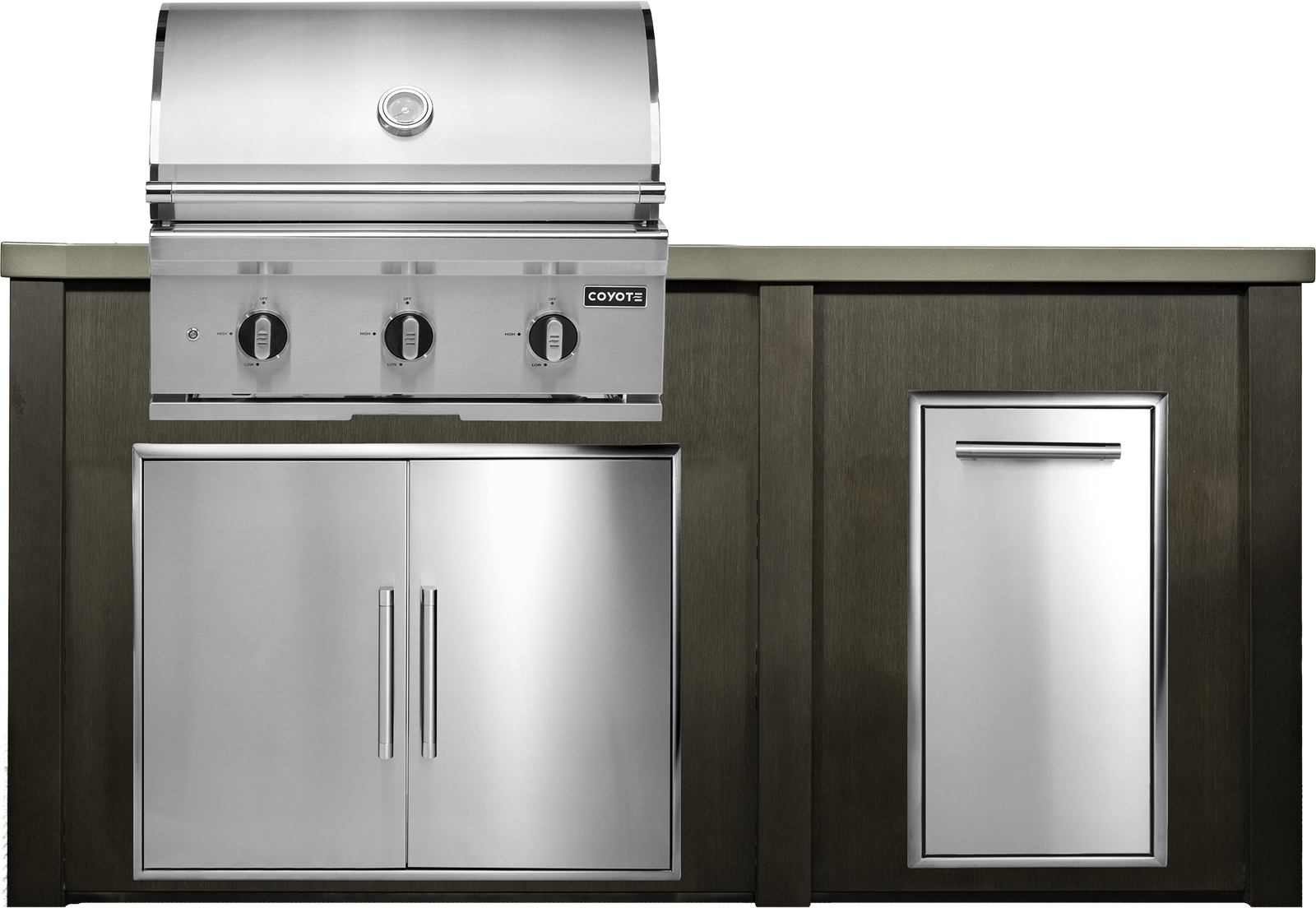 Haven Outdoor 6' Kitchen Island w/ Trash Center