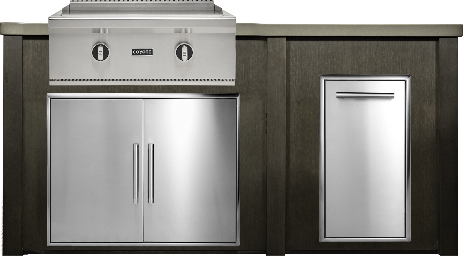 Haven Outdoor 6' Kitchen Island w/ Trash Center