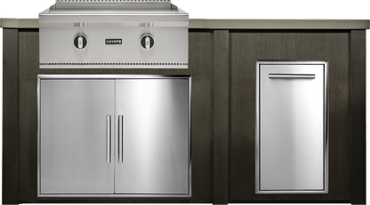 Haven Outdoor 6' Kitchen Island w/ Trash Center