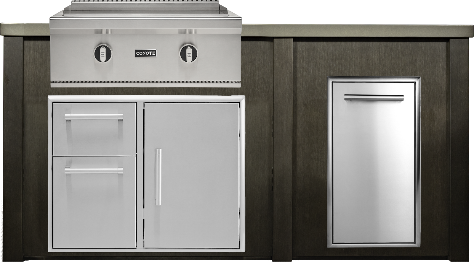 Haven Outdoor 6' Kitchen Island w/ Trash Center