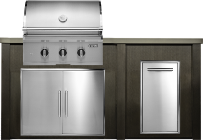 Haven Outdoor 6' Kitchen Island w/ Trash Center