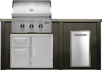 Haven Outdoor 6' Kitchen Island w/ Trash Center