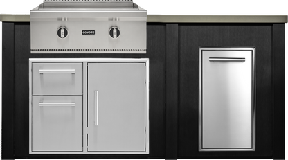 Haven Outdoor 6' Kitchen Island w/ Trash Center