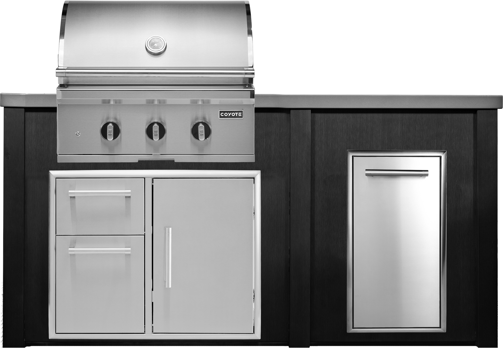 Haven Outdoor 6' Kitchen Island w/ Trash Center