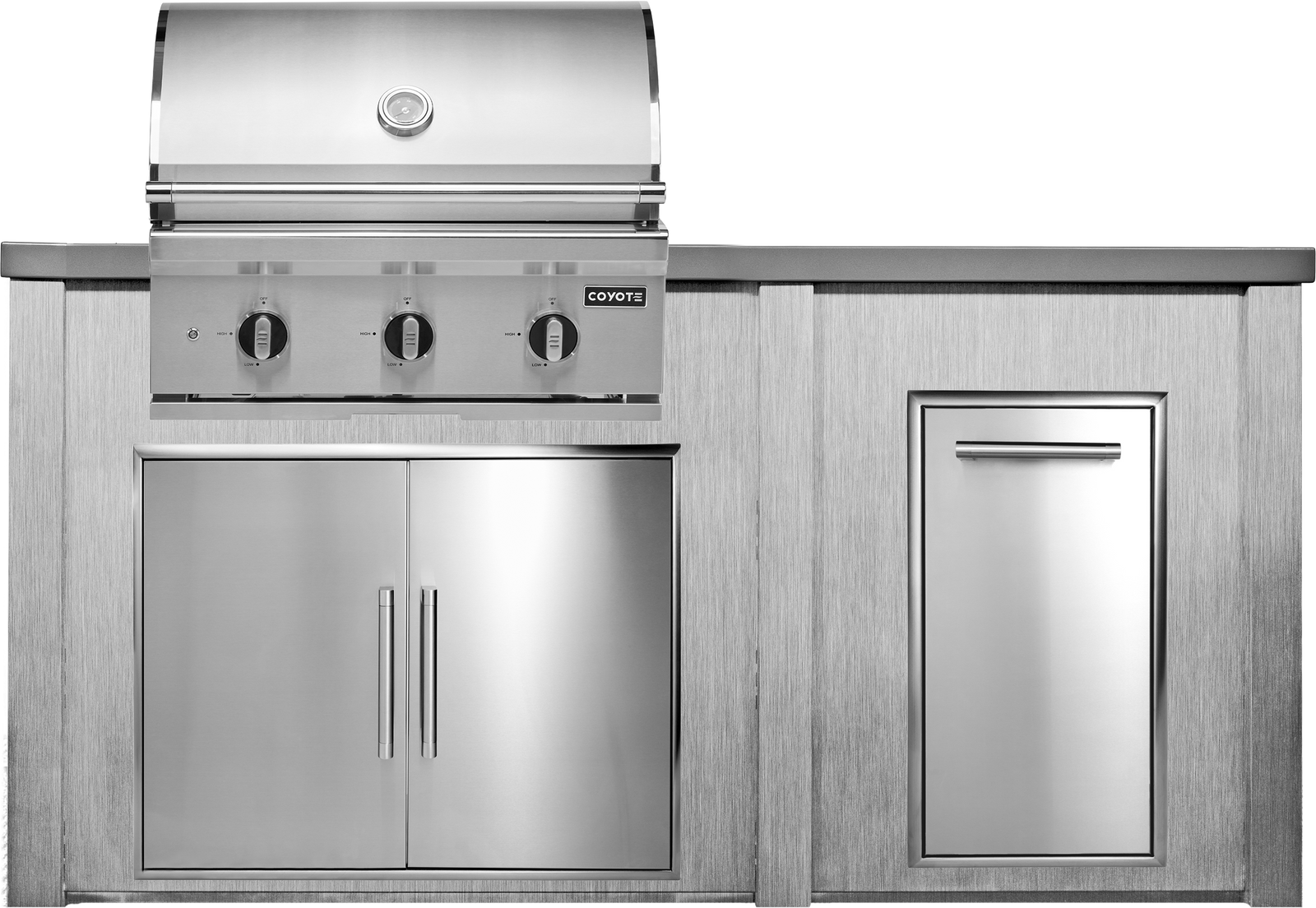 Haven Outdoor 6' Kitchen Island w/ Trash Center