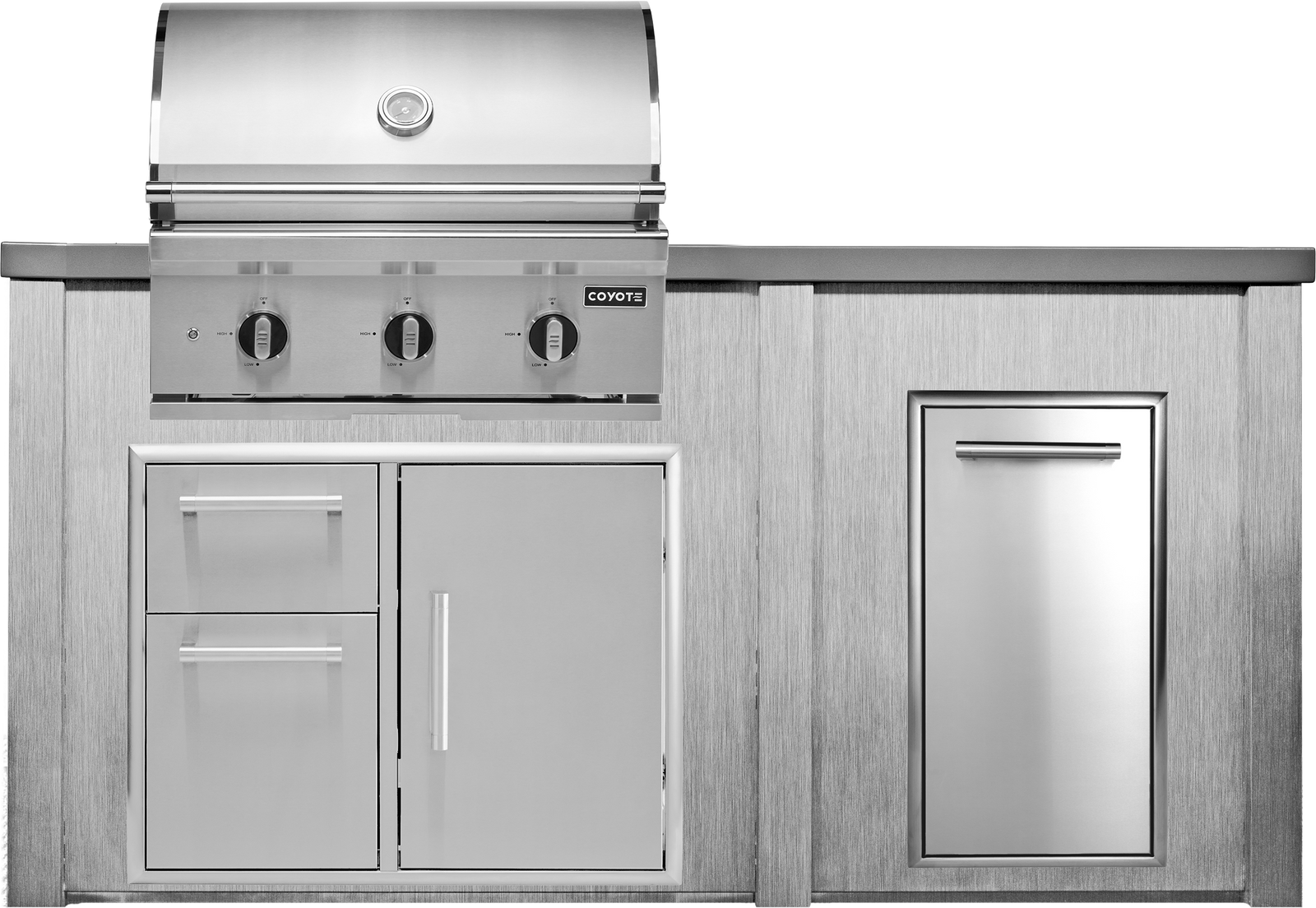 Haven Outdoor 6' Kitchen Island w/ Trash Center