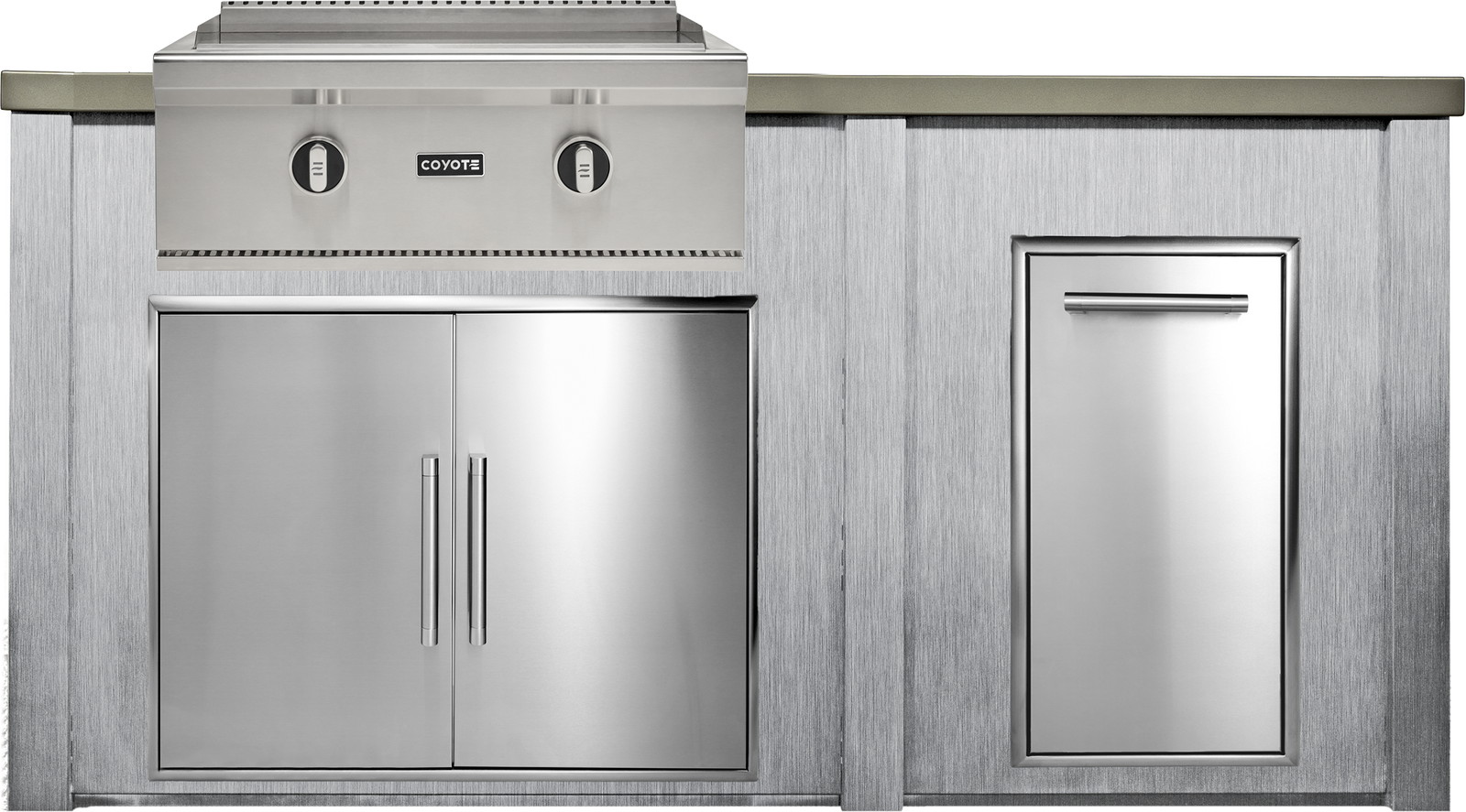 Haven Outdoor 6' Kitchen Island w/ Trash Center
