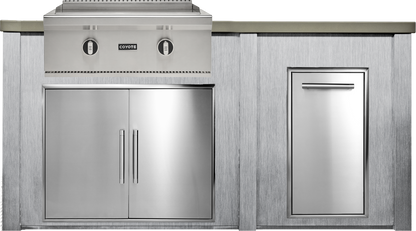 Haven Outdoor 6' Kitchen Island w/ Trash Center