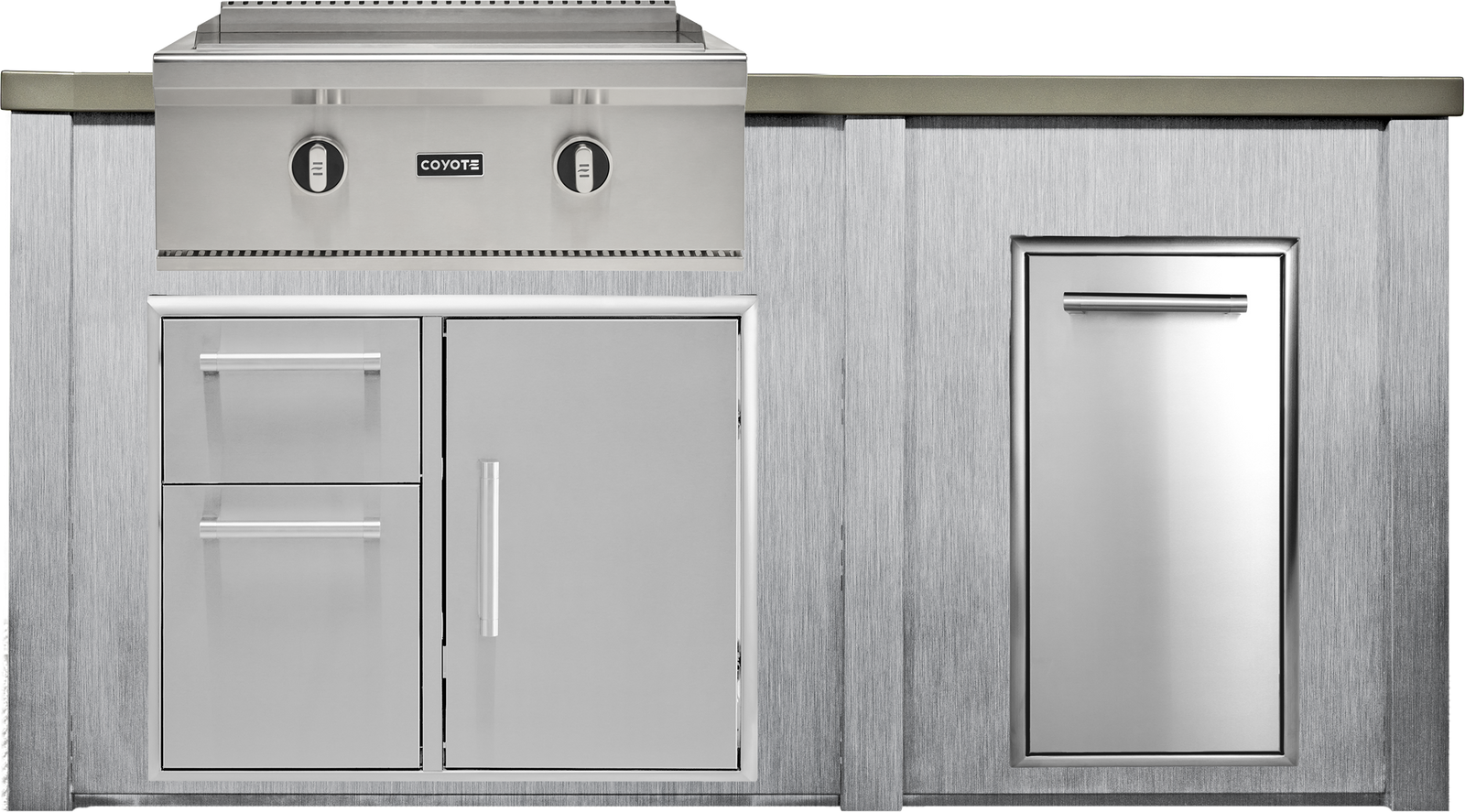 Haven Outdoor 6' Kitchen Island w/ Trash Center