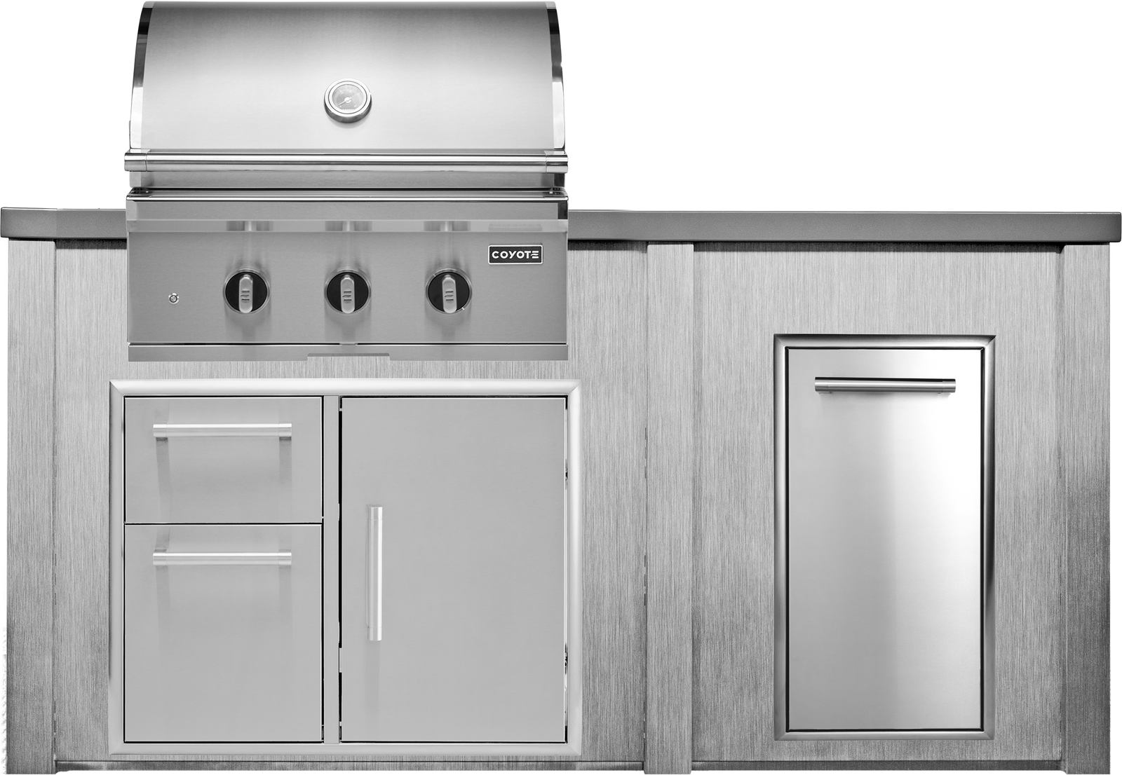 Haven Outdoor 6' Kitchen Island w/ Trash Center