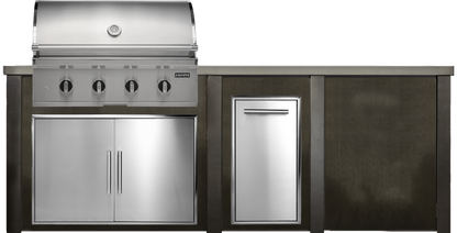Haven Outdoor 8' Kitchen Island w/ Plain Panel