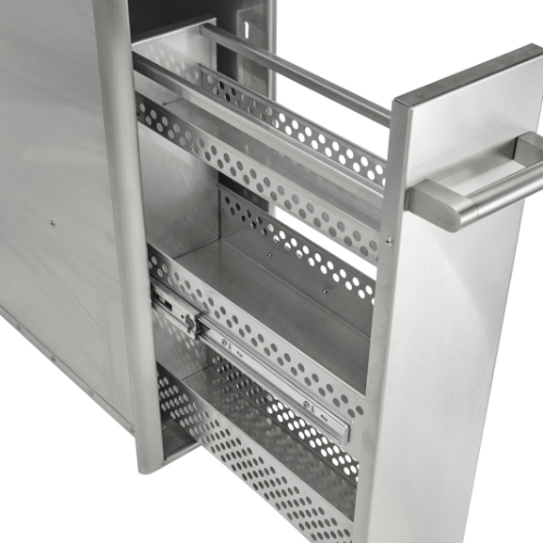 Coyote Pull-Out Spice Rack – 304 Stainless Steel (C3-SPRK)