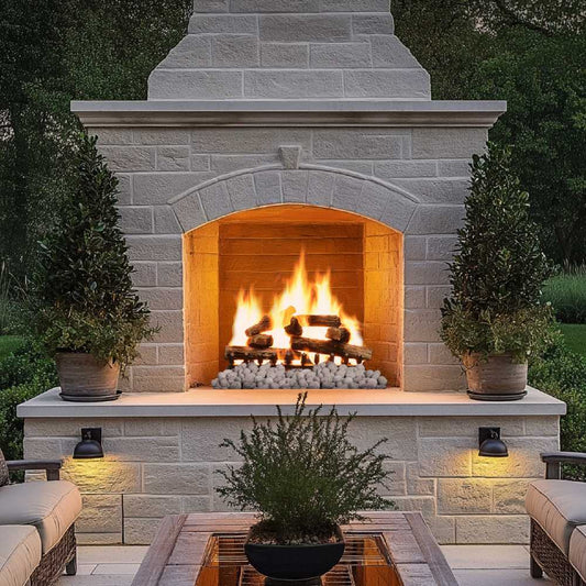Warming Trends Gas Burner Kit for Keystone Stonegate Outdoor Fireplace
