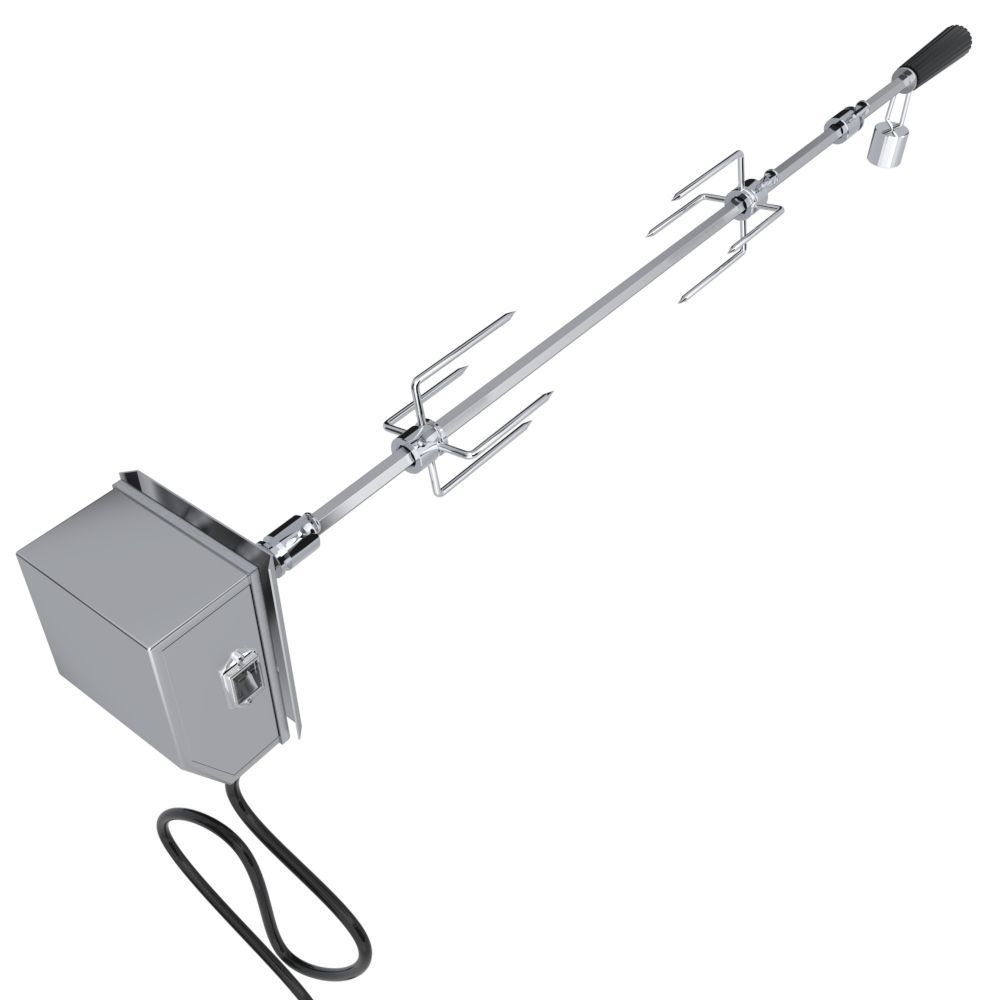 Sunstone Ruby Rotisserie Kit w/Mounting Bracket, 5-Burner
