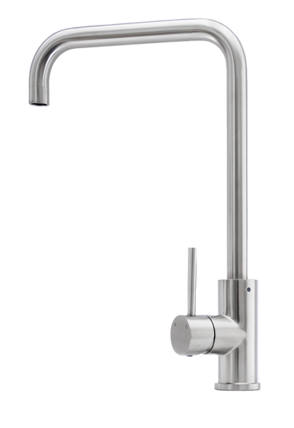 Cameo Square Spout Kitchen Faucet (Stainless Steel)