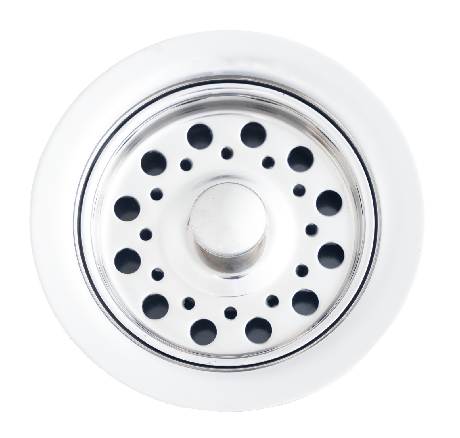 Cameo Extended Disposal Flange with Removable Basket - Polished Chrome