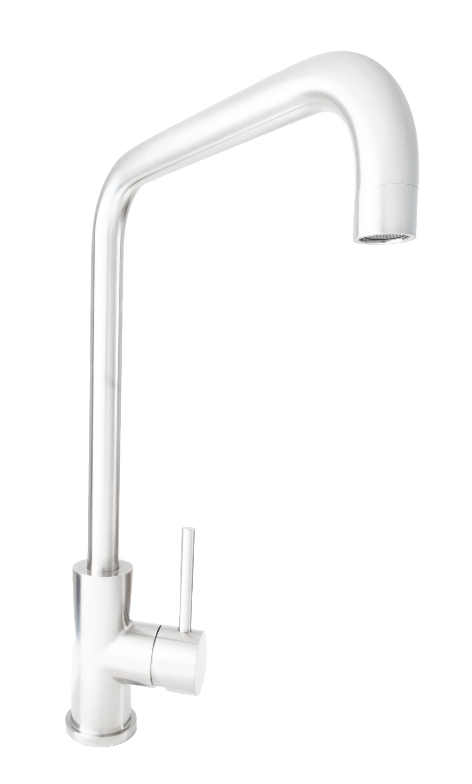 Cameo Square Spout Kitchen Faucet (Stainless Steel)