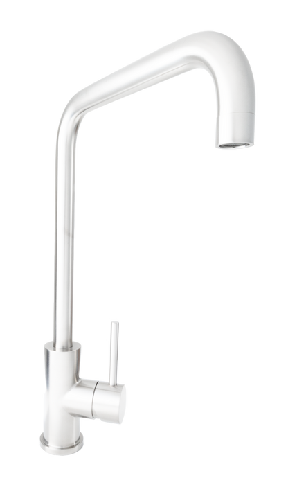 Cameo Square Spout Kitchen Faucet (Stainless Steel)