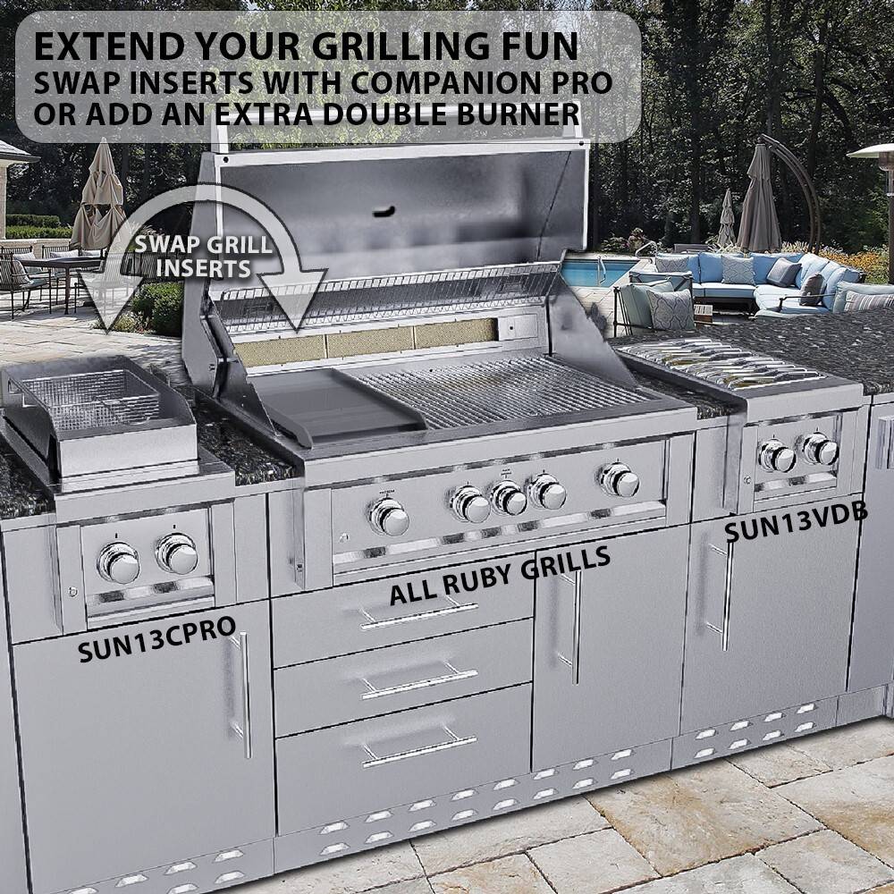 Sunstone Ruby Series 5 Burner Pro-Sear 42" w/IR