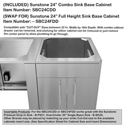 Sunstone Hill Country 13'6" Cabinet Frame & Kit (No Appliances)