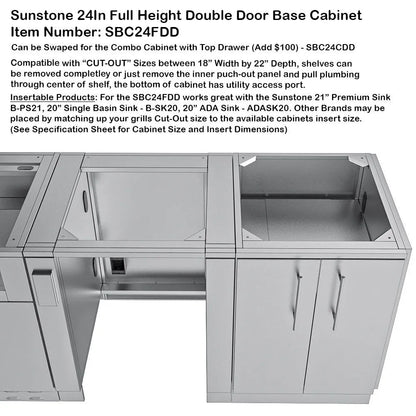 Sunstone Houston 9'8" Cabinet Frame & Kit (No Appliances)