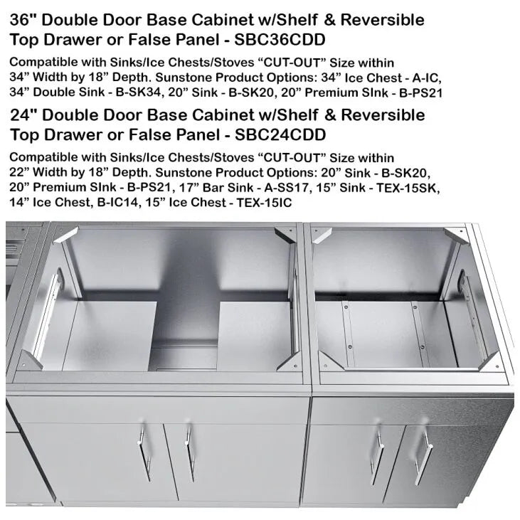 Sunstone Alamo 10' Cabinet Frame & Kit (No Appliances)