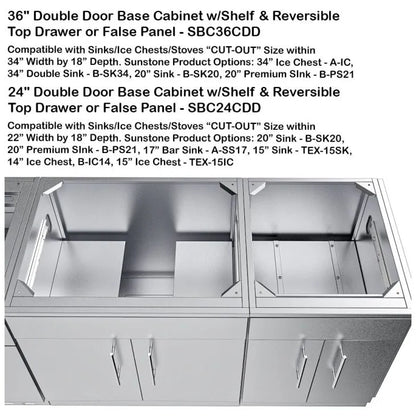 Sunstone Alamo 10' Cabinet Frame & Kit (No Appliances)