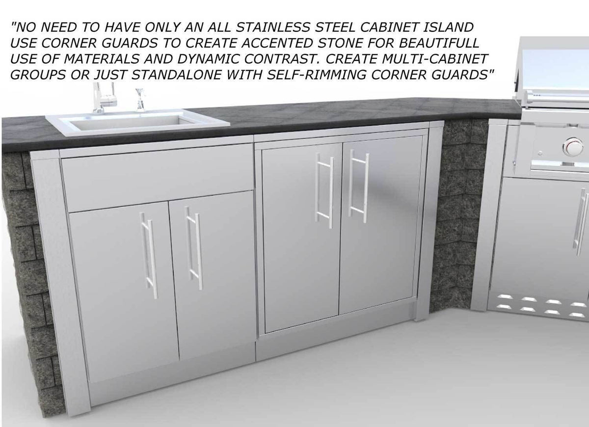 Sunstone 3" End Corner Guard Panel, Left Side