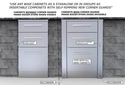 Sunstone 3" End Corner Guard Panel, Left Side