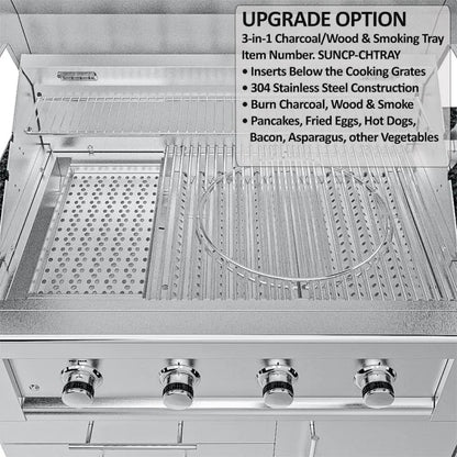 Sunstone Houston 9′8″ Outdoor Kitchen Island Package