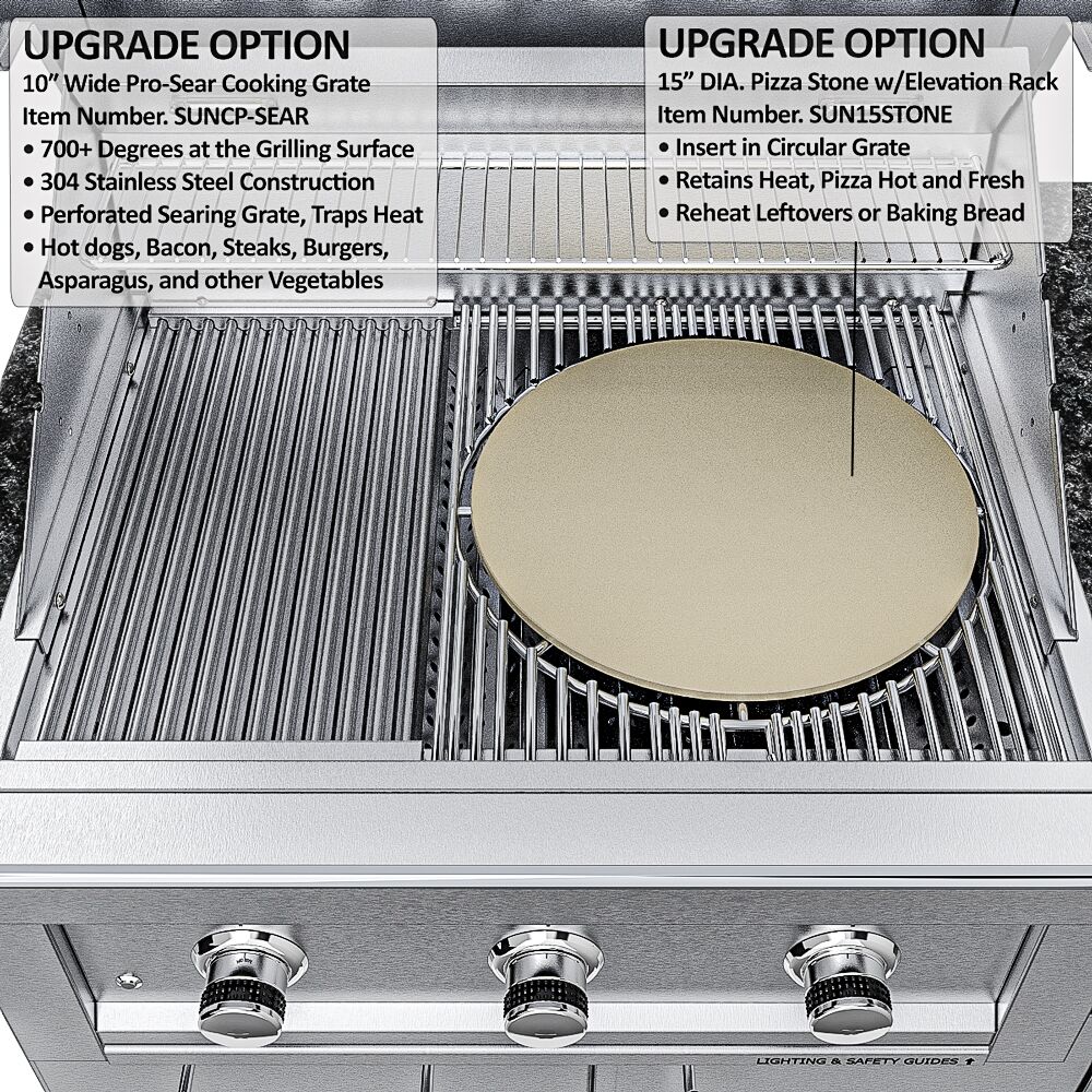 Sunstone Summit ADA-Compliant 10′ Outdoor Kitchen Island Package