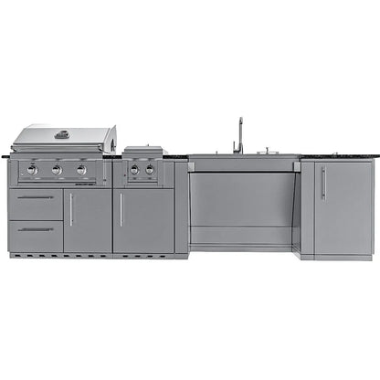 Sunstone Summit ADA-Compliant 10′ Outdoor Kitchen Island Package