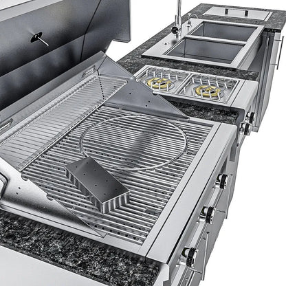 Sunstone Summit ADA-Compliant 10′ Outdoor Kitchen Island Package