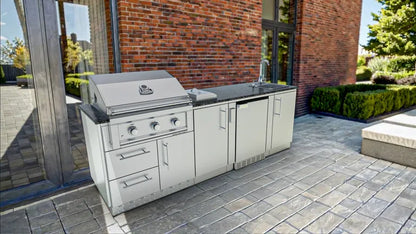 Sunstone Bayou 8.6′ Outdoor Kitchen Island Package