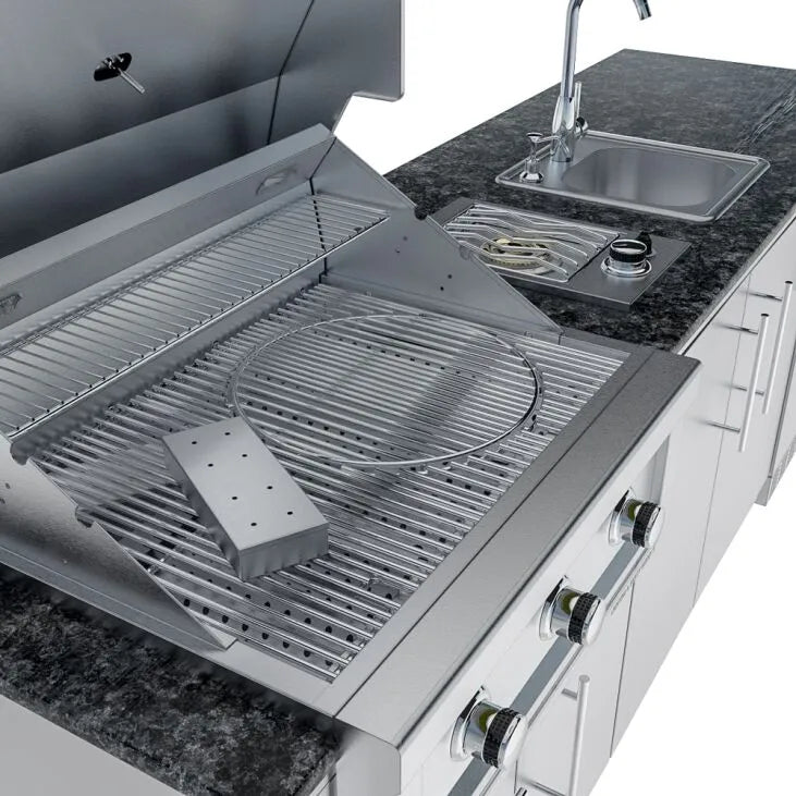 Sunstone Bayou 8.6′ Outdoor Kitchen Island Package